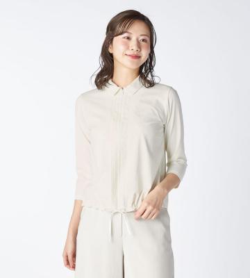 【返品交換送料無料対象/先行受注】【Lサイズ】クロスステッチシャツ＜3月下旬お届け予定＞