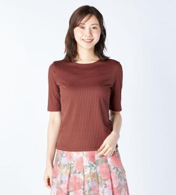 【返品交換送料無料対象/先行受注】【Lサイズ】リブジャージーカットソー＜5月中旬お届け予定＞