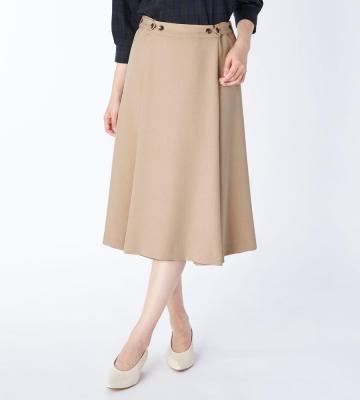 【返品交換送料無料対象/先行受注】【Lサイズ】パウダーストレッチスカート＜8月下旬お届け予定＞