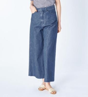 【返品交換送料無料対象/先行受注】【Lサイズ】ウォッシュデニムパンツ＜7月初旬お届け予定＞
