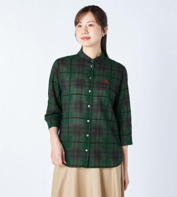 【返品交換送料無料対象/先行受注】【Lサイズ】ドビーキースチェックシャツ＜8月中旬お届け予定＞