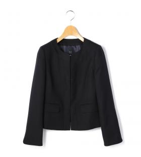 【50size～】バーズアイノーカラージャケット