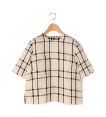 【WEB限定】リネンＣＨブラウス