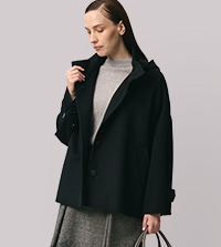 デザイナー厳選コーディネート｜ウールやダウンの柔らかな素材感とシックなカラー。