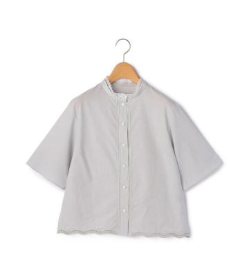 コットンベースのさらっとした素材を用いたシャツブラウス等新規入荷いたしました。